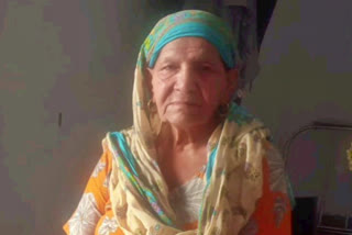 ELDERLY woMAN MURDERED IN SONIPAT