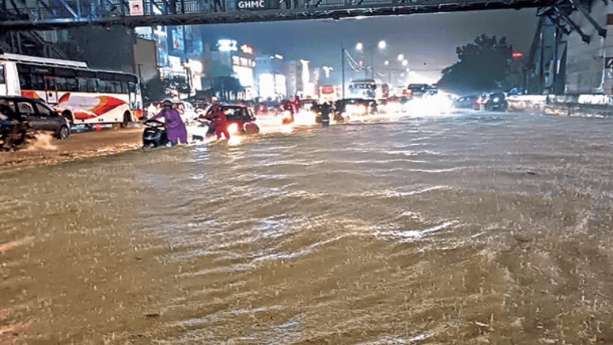 Hyderabad heavy rainfall