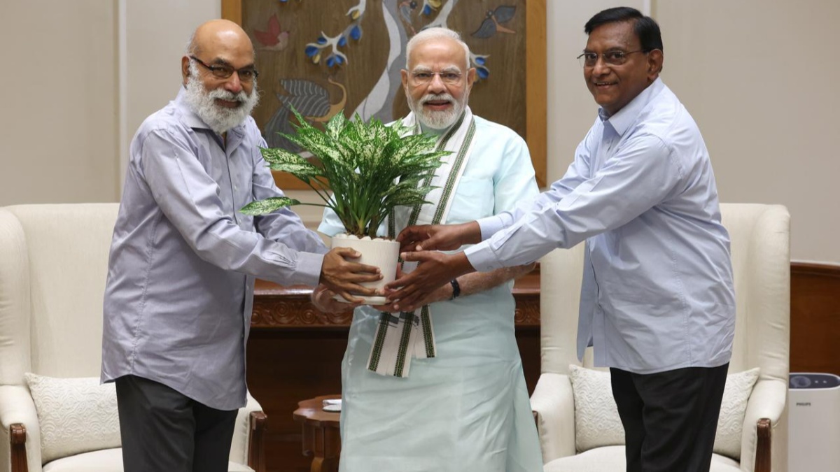 Ramoji Group Chairman Kiron Meets PM Modi, Shares Eenadu, ETV Milestone Celebrations