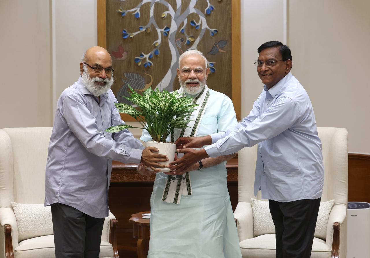 RAMOJI GROUP CMD KIRON MEETS MODI