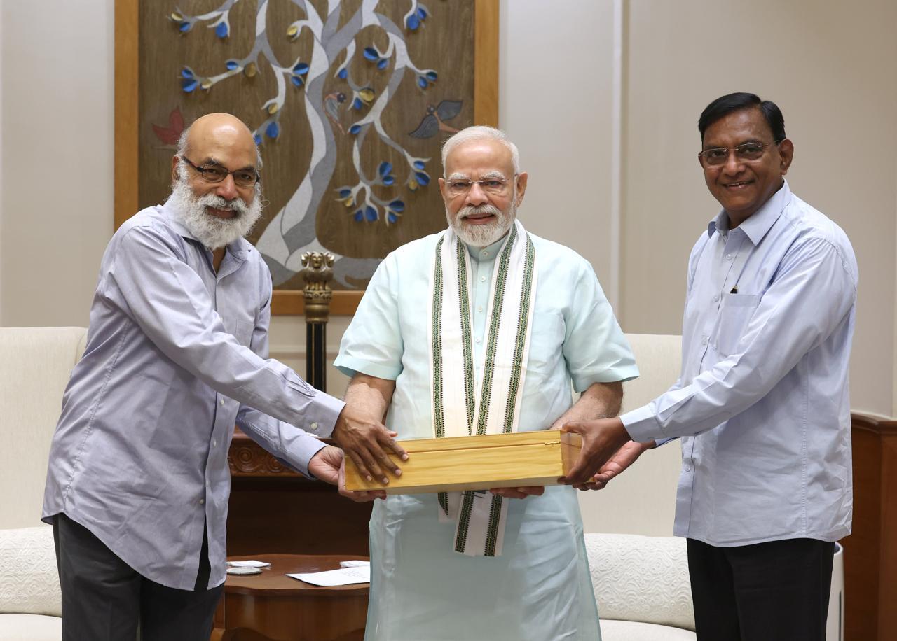 RAMOJI GROUP CMD KIRON MEETS MODI