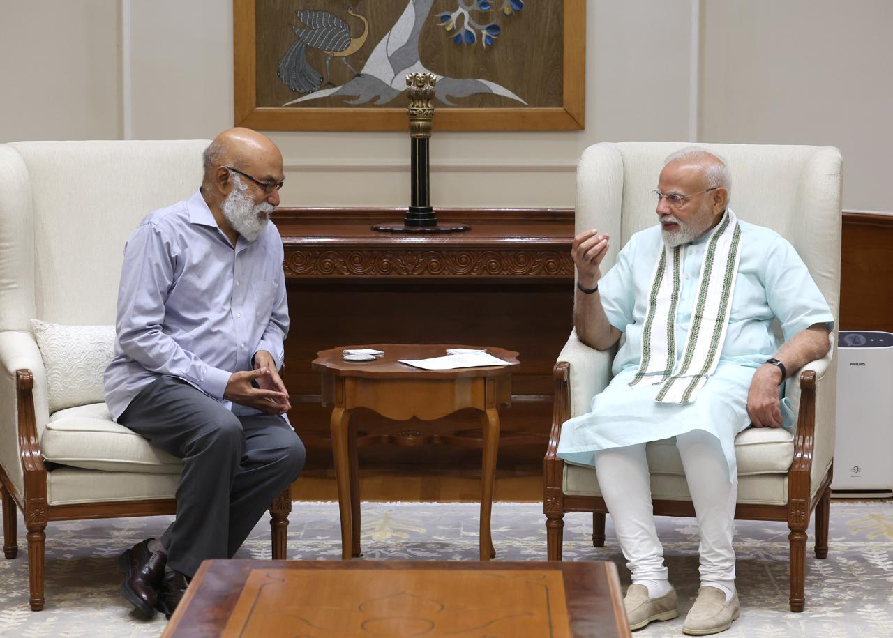 RAMOJI GROUP CMD KIRON MEETS MODI
