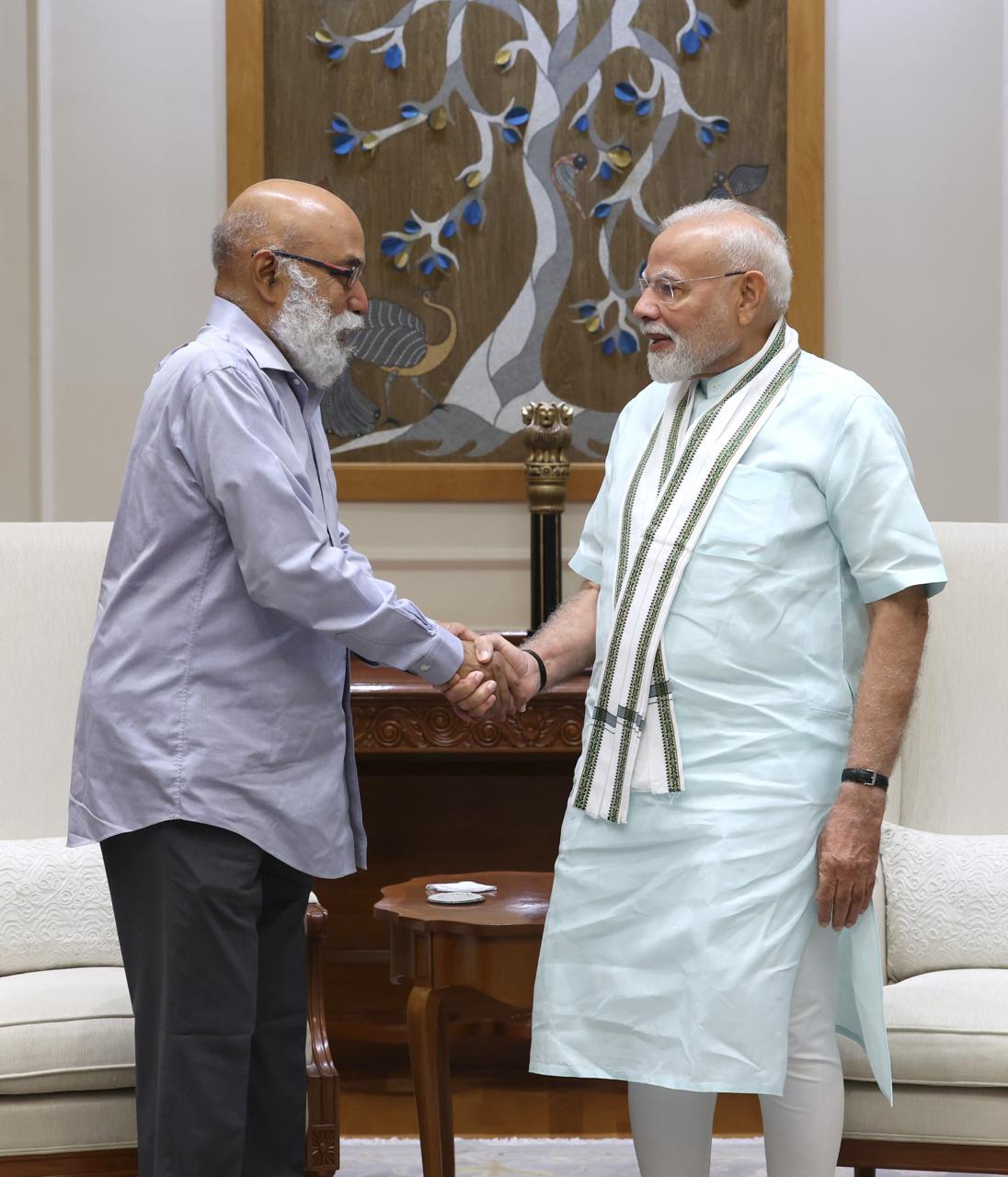 RAMOJI GROUP CMD KIRON MEETS MODI