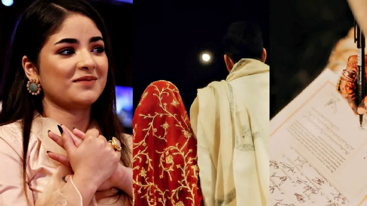 Dangal Fame star Zaira Wasim Gets Married, Shares First Photos From Her Wedding, how many picture she done ?