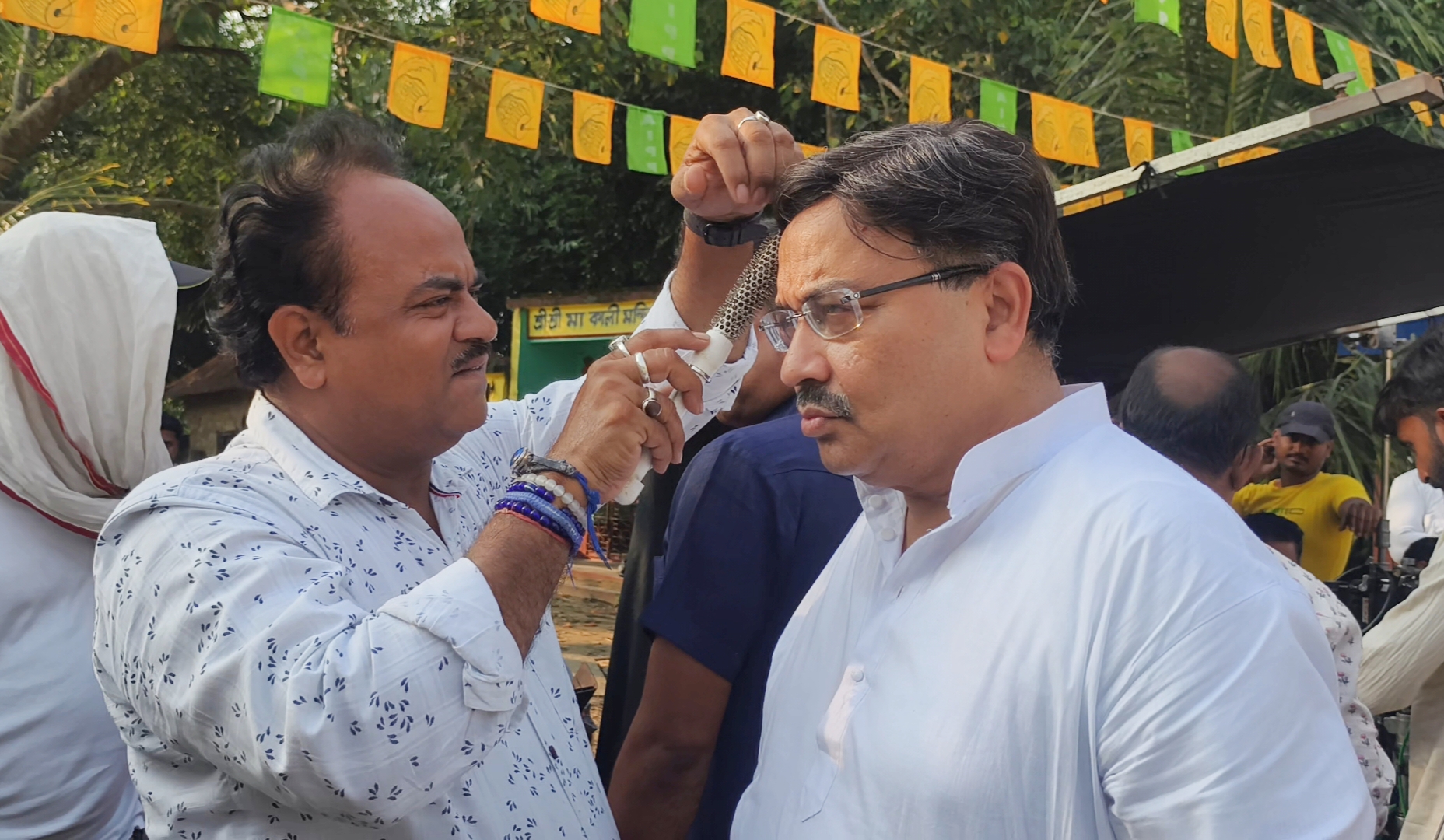 chanchal-chowdhury-kunal-ghosh-at-bolpur-shantiniketan-for-bratya-basu-next-film-shekar