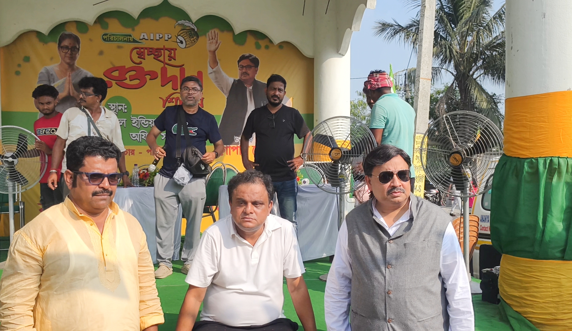 chanchal-chowdhury-kunal-ghosh-at-bolpur-shantiniketan-for-bratya-basu-next-film-shekar