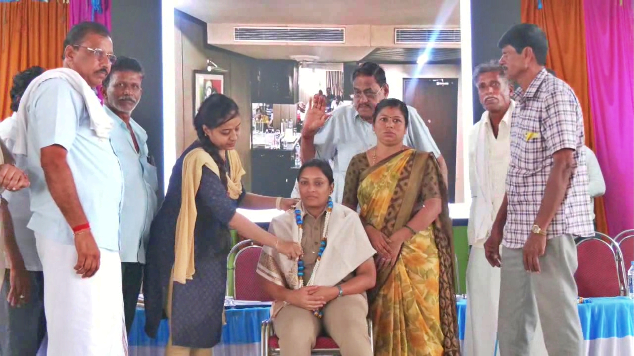 Felicitation to SP Uma Prashant