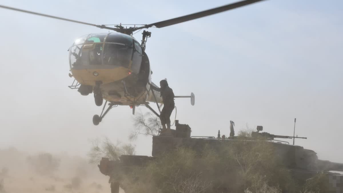 Army Conducts Military Exercise In Jaisalmer Under Akhand Prahar-II To ...