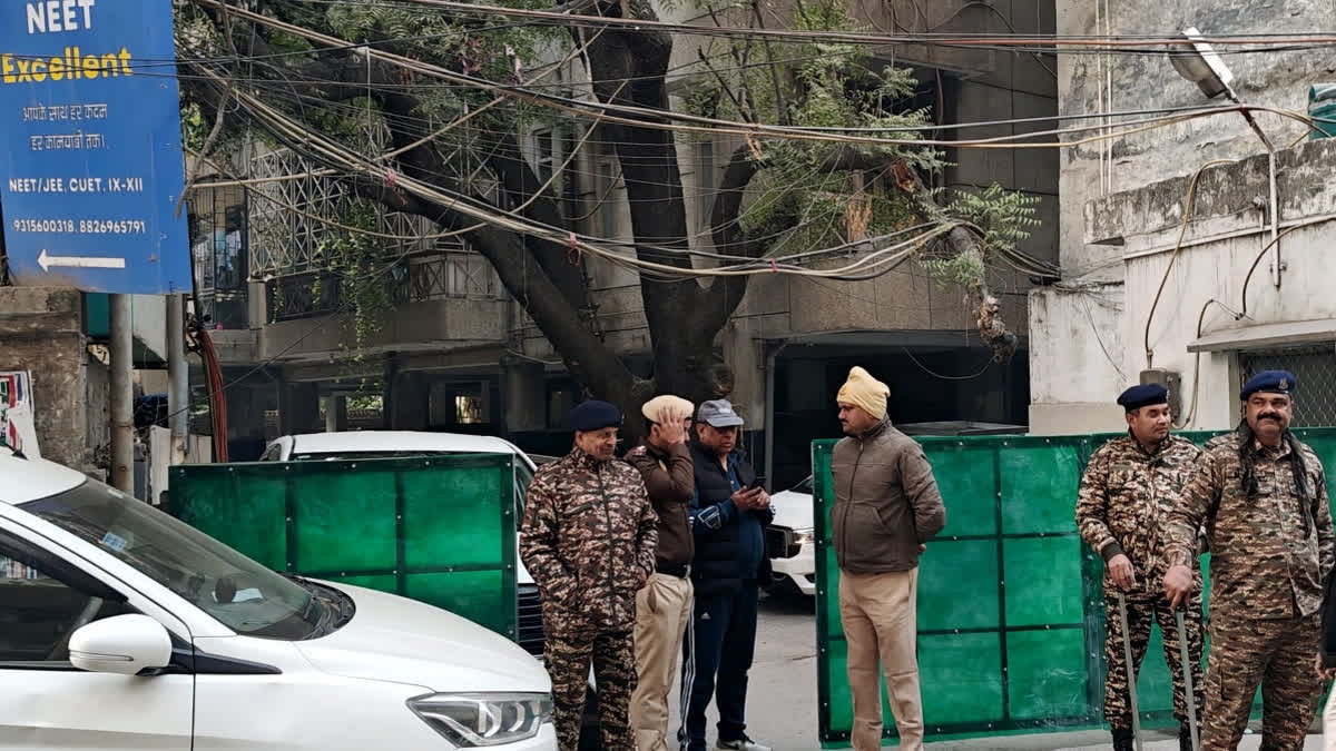 Enforcement Directorate (ED) conducts raid at the Delhi office of Al Falah University in Okhla