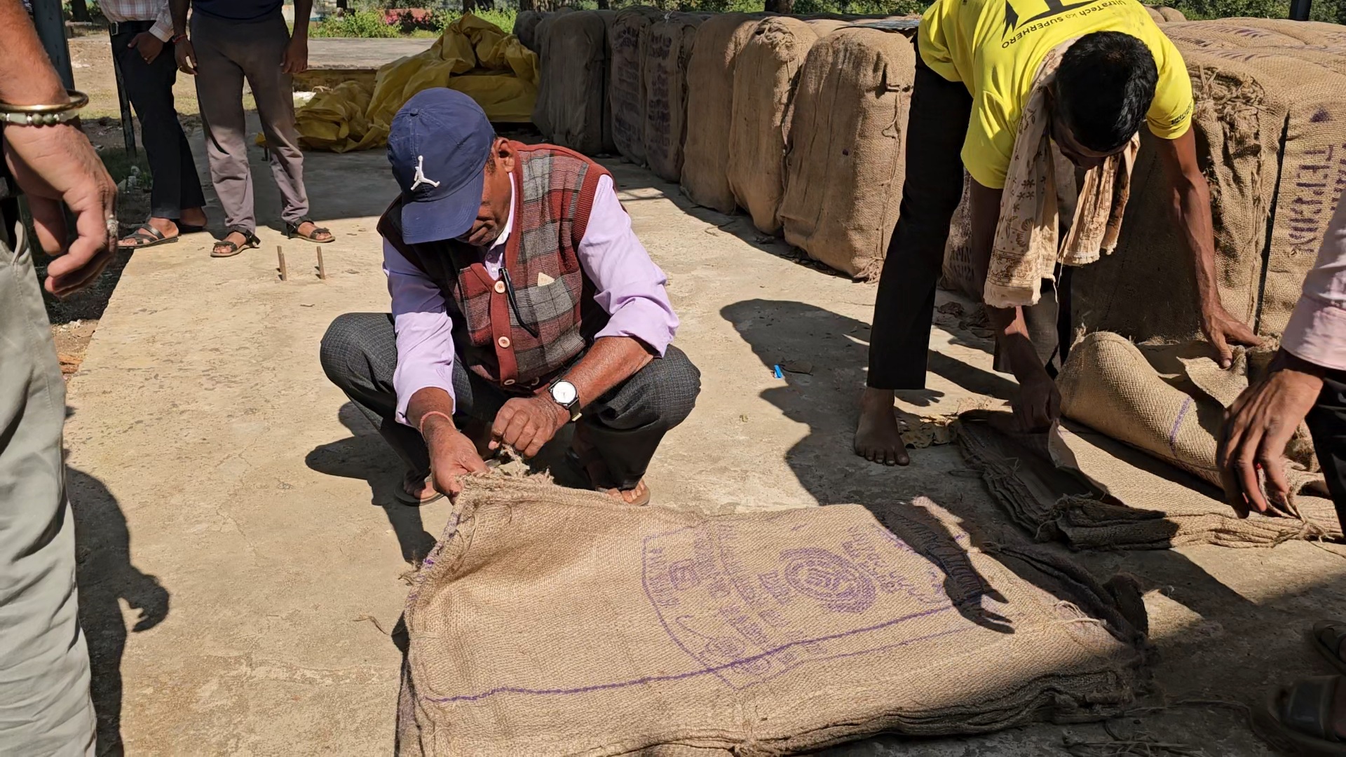 Chaos in paddy procurement centers