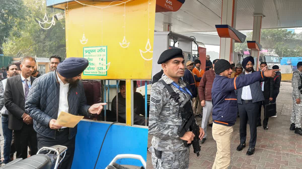 पर्यावरण मंत्री सिरसा ने किया 'नो पीयूसी, नो फ्यूल' ऑर्डर के तहत कई पेट्रोल पंपों का निरीक्षण