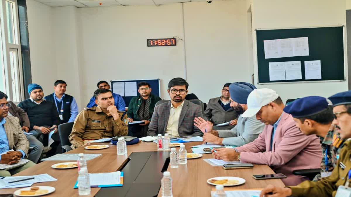 DC meeting with Airport Authority regarding development of Deoghar Airport
