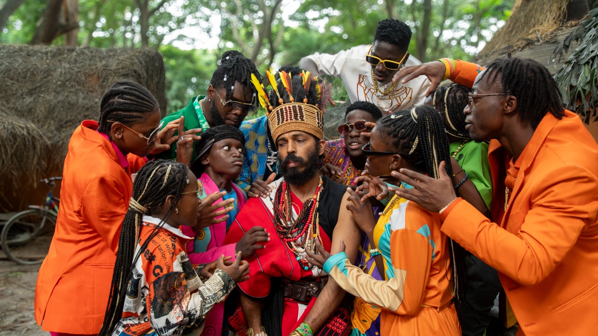 Raj B Shetty and Ugandan Dancers in '45' Promotional Song