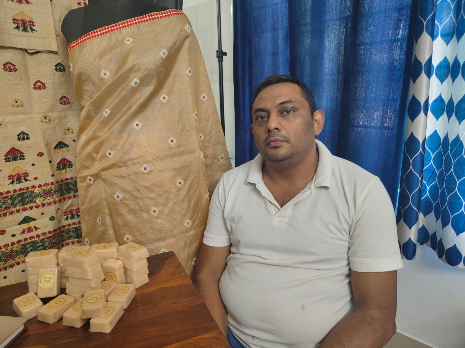 entrepreneur from Assam is making soap from Eri silkworm cocoons