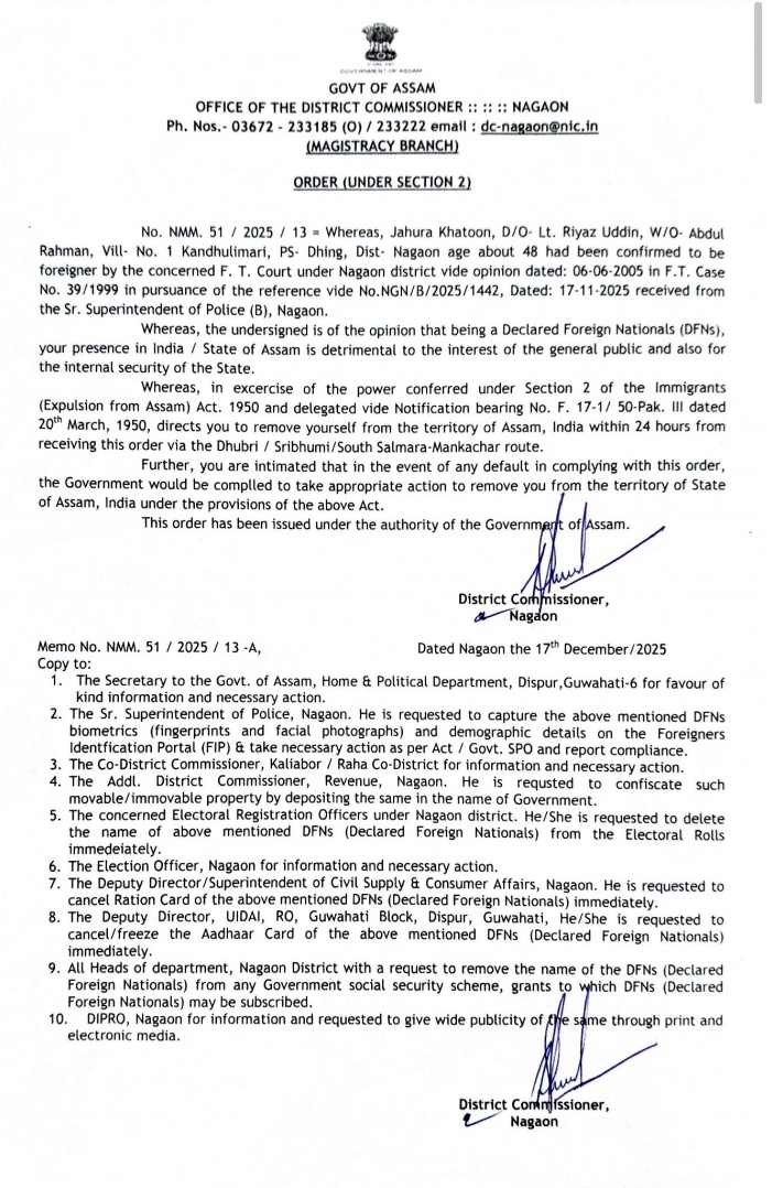 Foreigners Tribunal in Nagaon