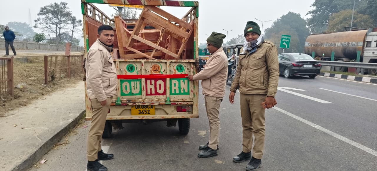 ETV Bharat Impact: Uttarakhand RTO Acts Against Hazardous Parking; Issues 541 Challans, Seizes 79 Vehicles