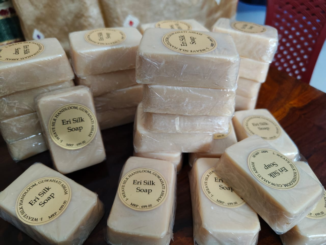Eri silk soap