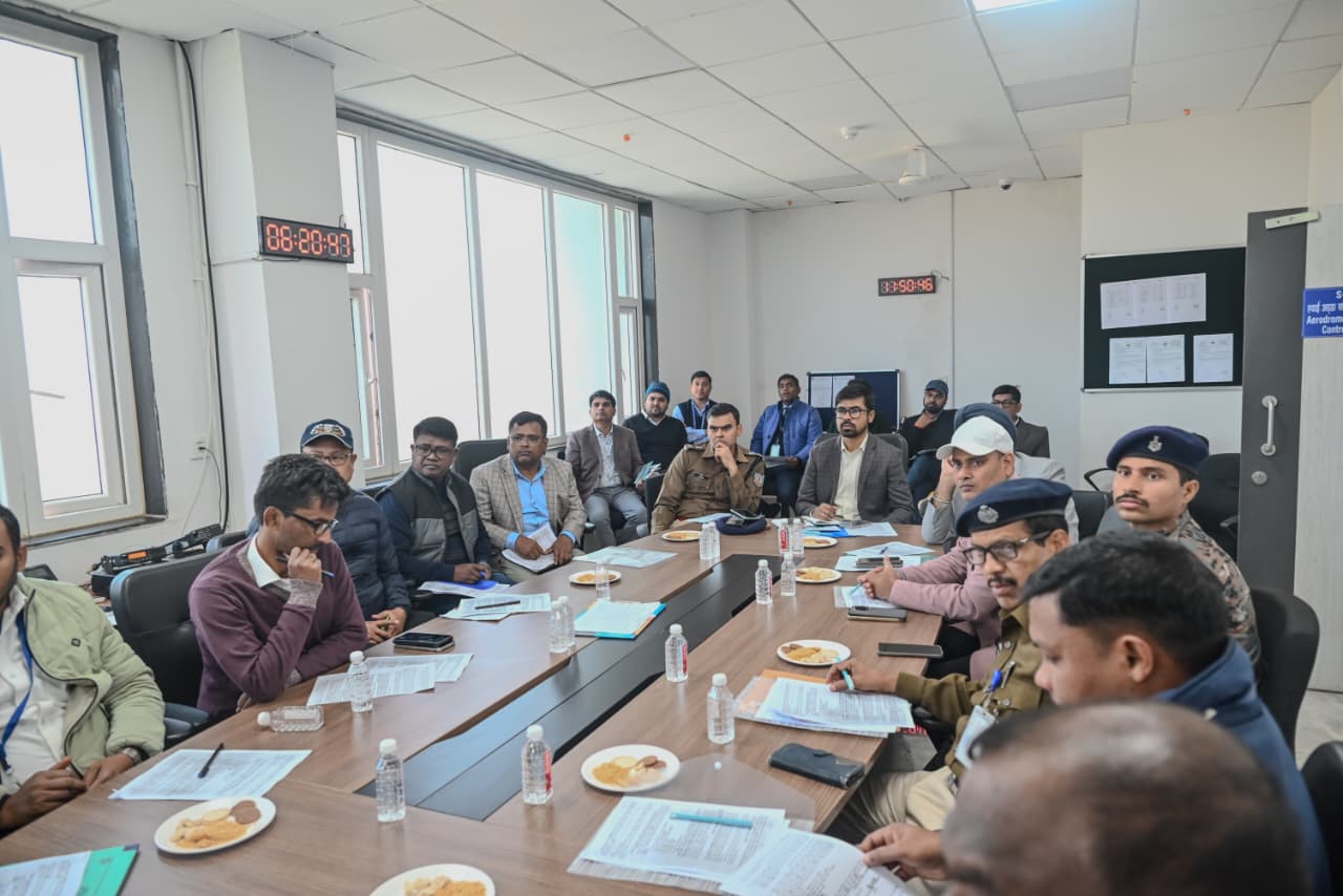 DC meeting with Airport Authority regarding development of Deoghar Airport