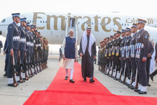 UAE President Al Nahyan Arrives In India