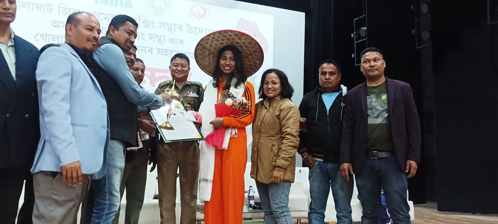 National Games medal-winning boxer felicitated