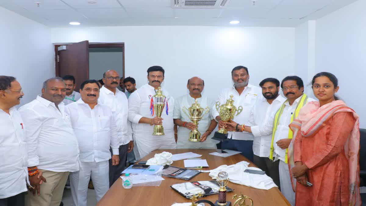 Speaker Ayyanna Patrudu Review on Sports Events for MLAs and Mlcs