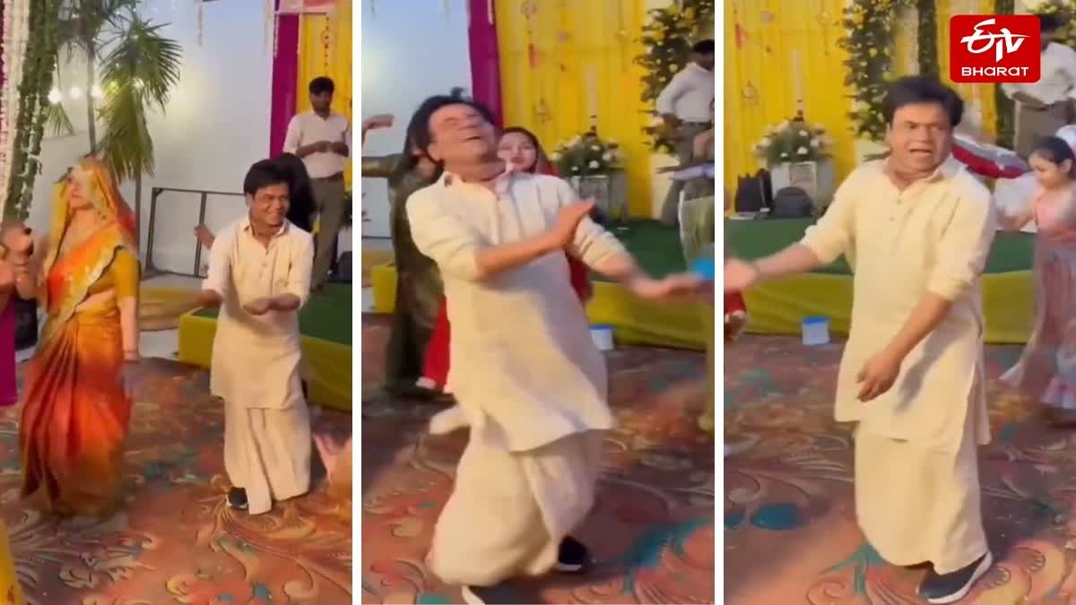 पत्नी से साथ खूब लगाए ठुमके.