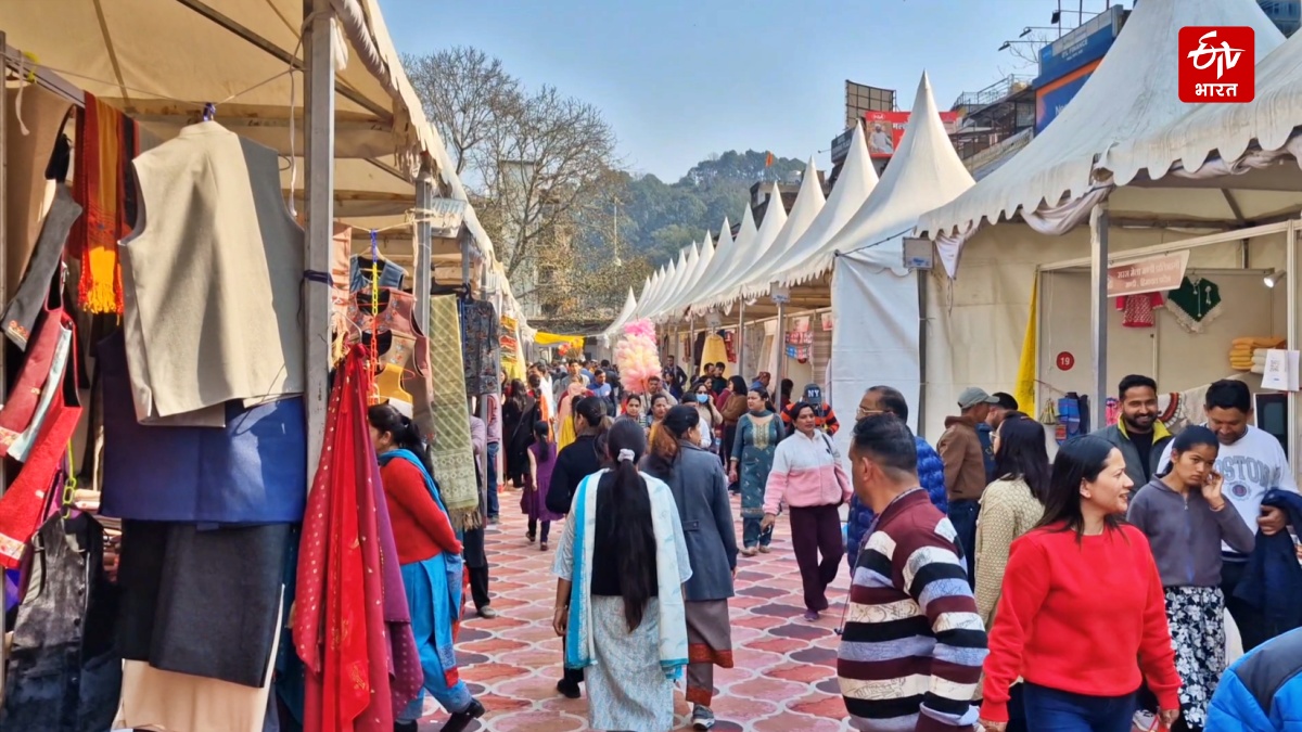 Gujarati couple at Mandi Saras Mela