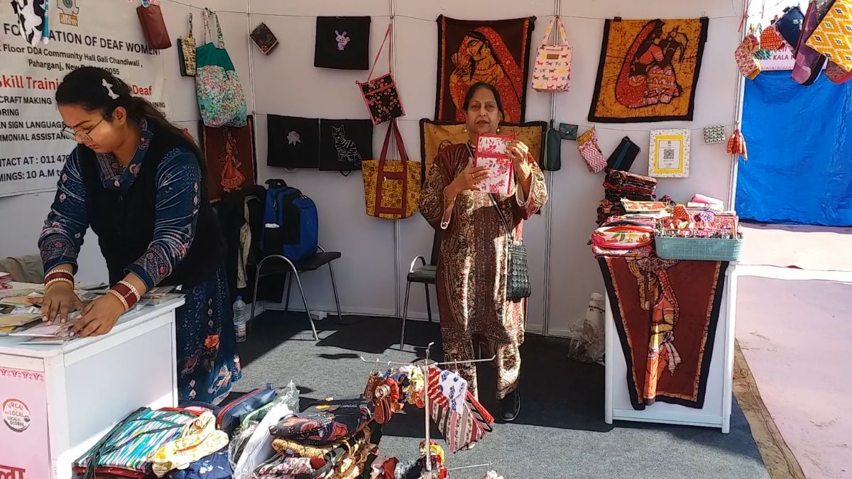 Deaf Women Empowerment at Divya Kala Mela Chandigarh