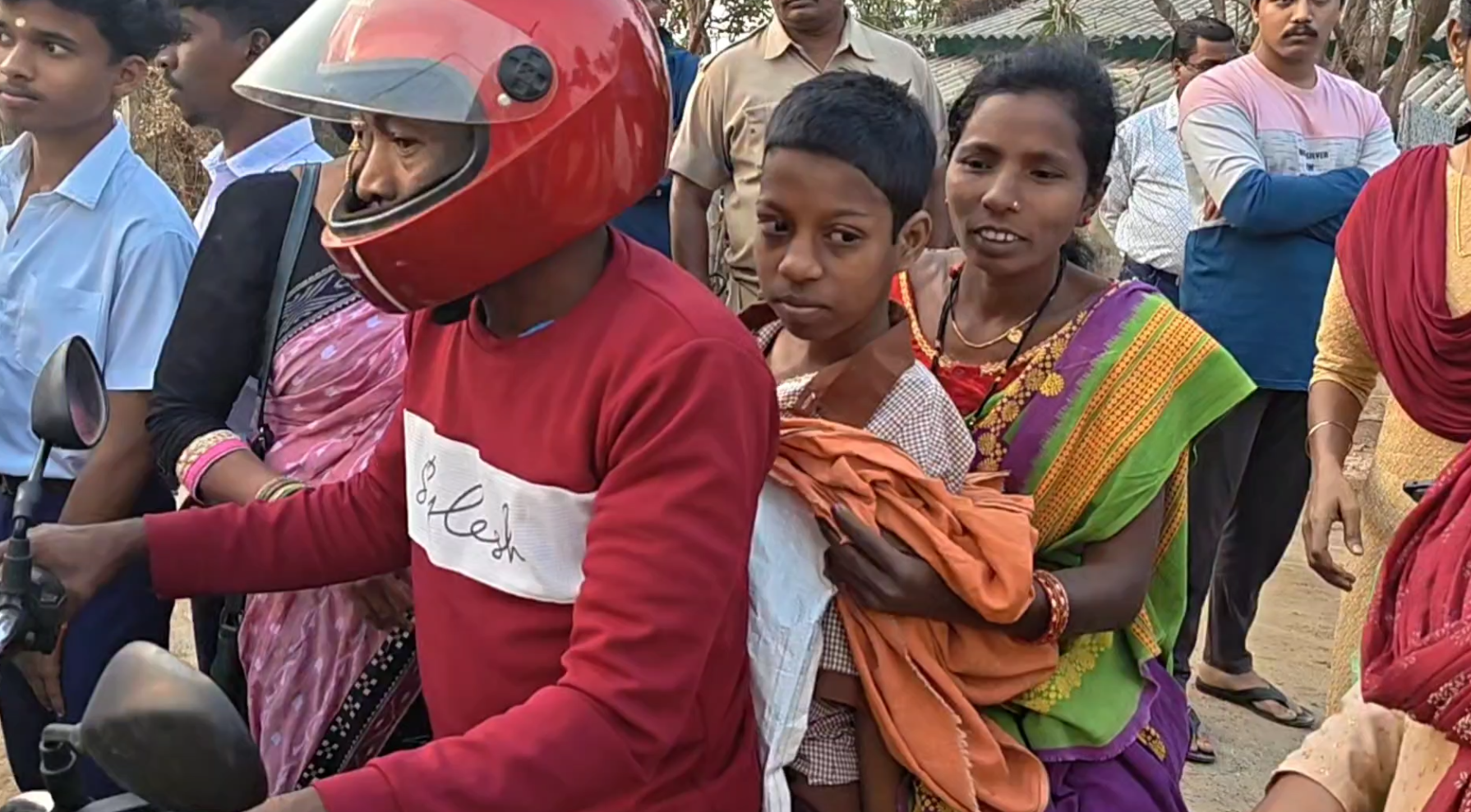 Physical disability defeated by morale.