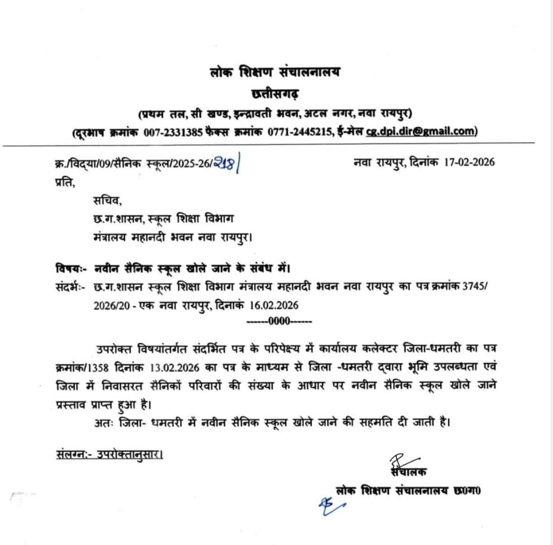 sainik school approval