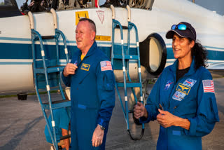 NASA astronauts Butch Wilmore and Sunita Williams