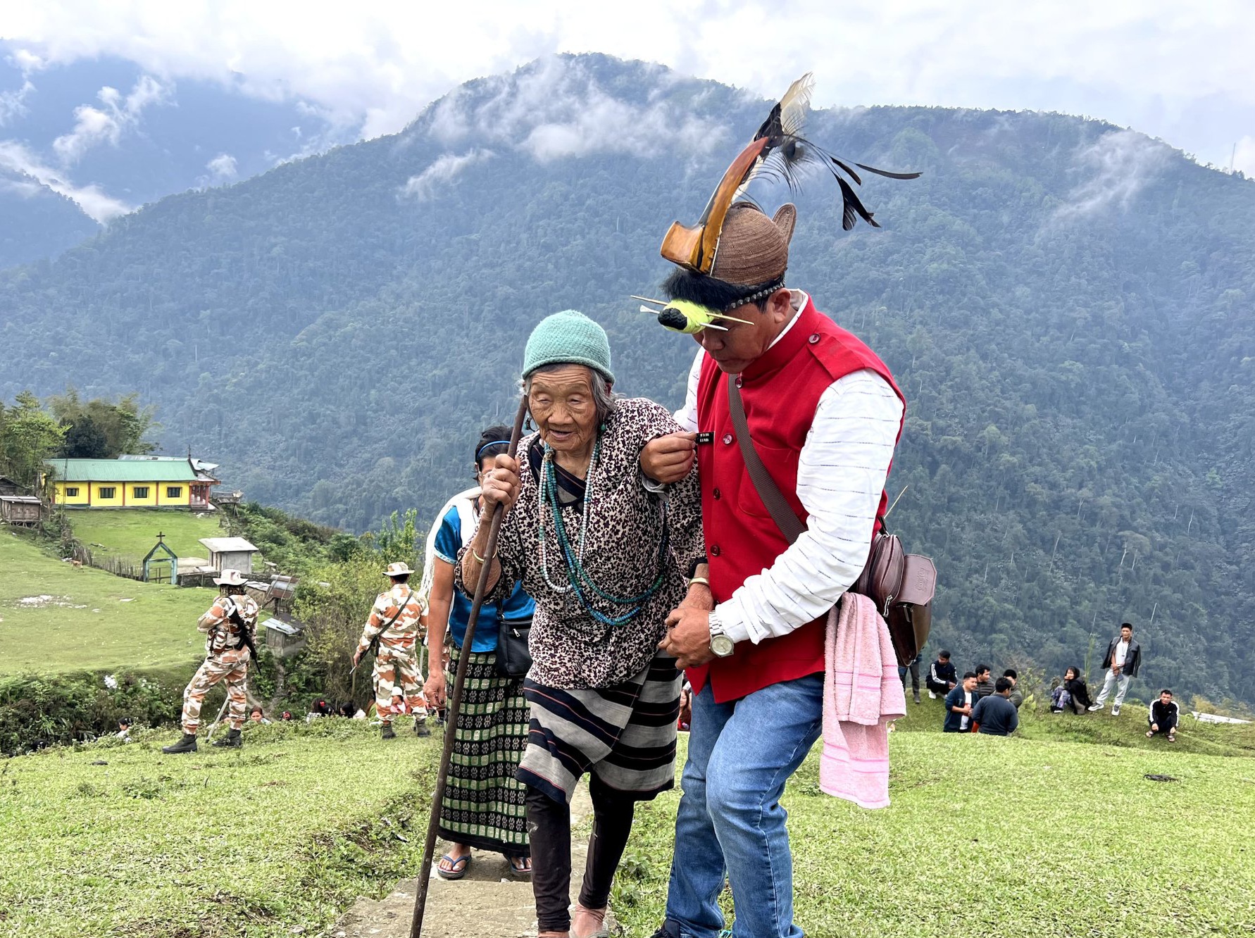 election for arunachal assembly and lS election marred by violence governor and CM CAST VOTE
