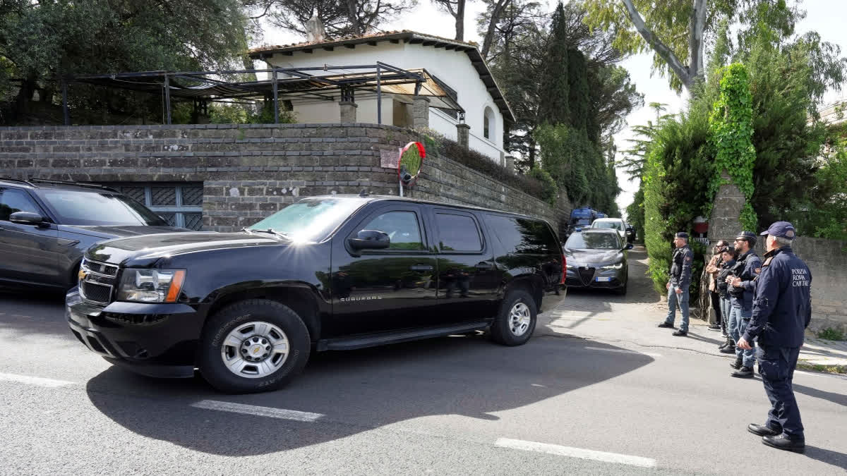 U.S. delegates leave the Omani Embassy in Rome after closed-door meeting with an Iranian delegation to discuss Tehran's rapidly advancing nuclear program