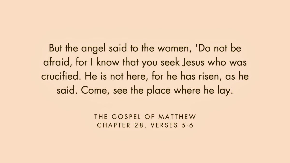 The moment of resurrection