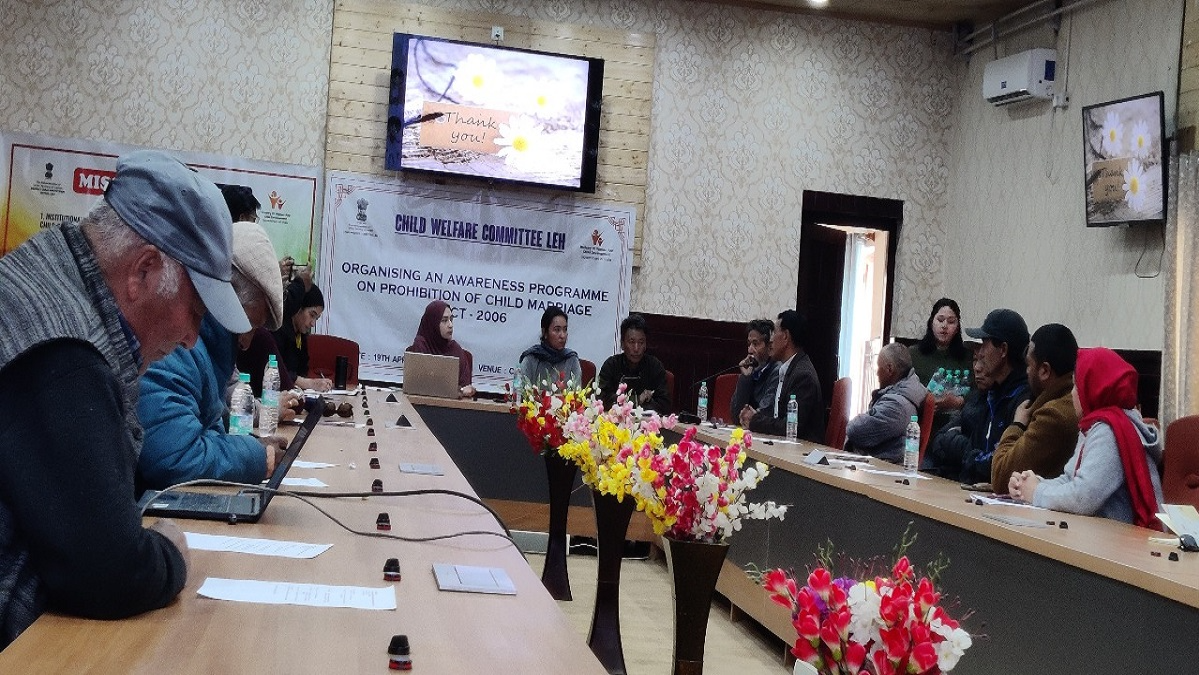 An awareness programme on Prohibition of Child Marriage Act, 2006 was organised by the Child Welfare Committee at the DC Conference Hall in Leh on Saturday.