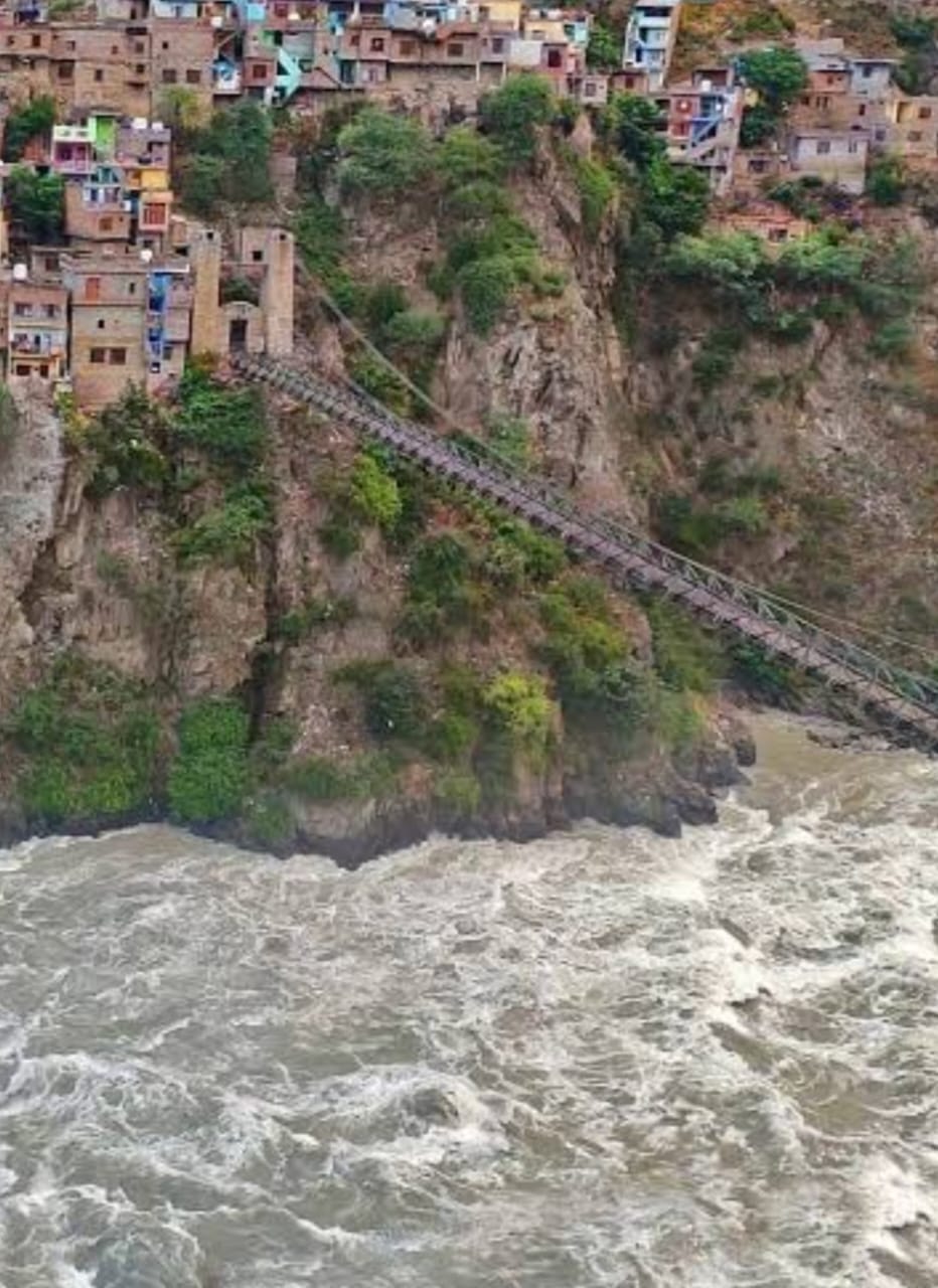 Vital Footbridge Over Chenab River In Jammu Kashmir’s Doda Cries For Attention