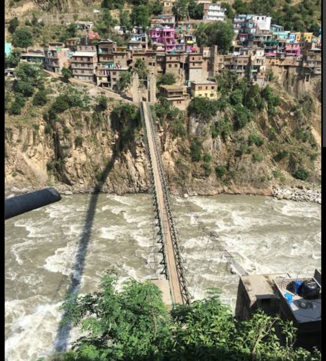 Vital Footbridge Over Chenab River In Jammu Kashmir’s Doda Cries For Attention