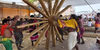 Rath yatra 2026 chariot wheels construction work concludes