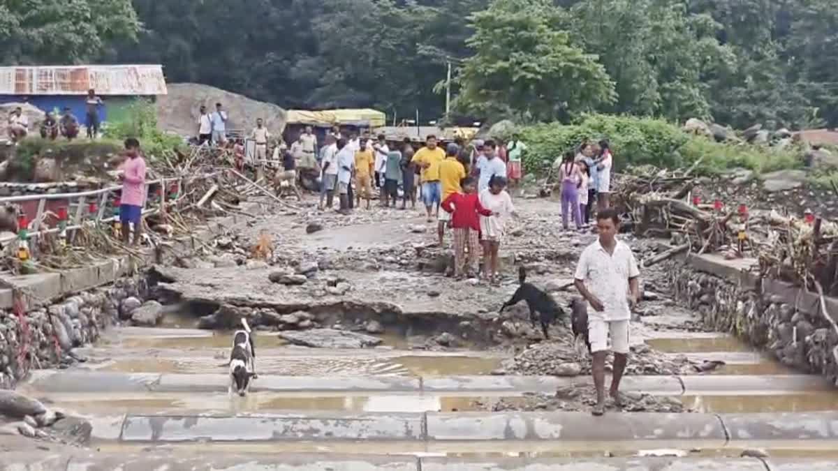 dudhia bridge washed away