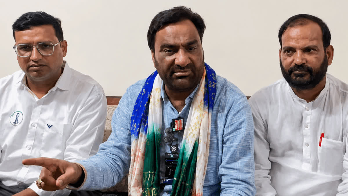 Beniwal speaking to the media