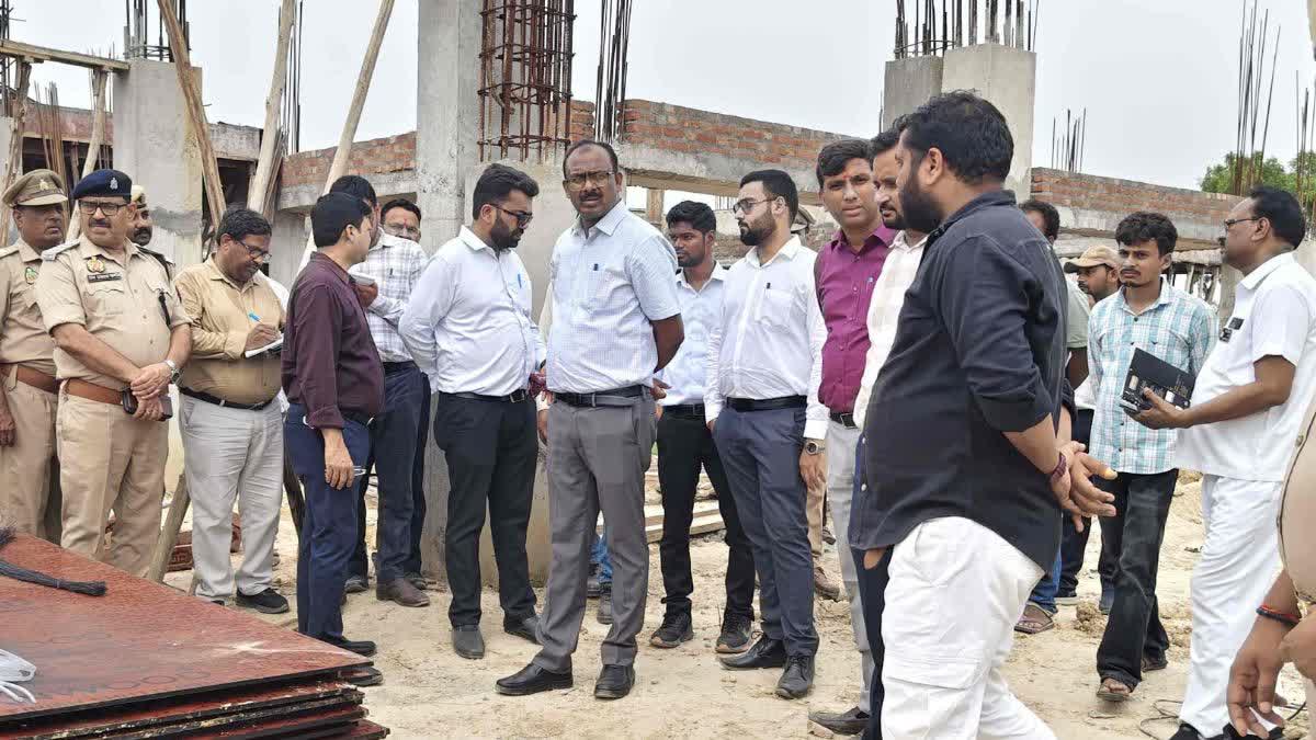quality compromised construction cm model composite school firozabad