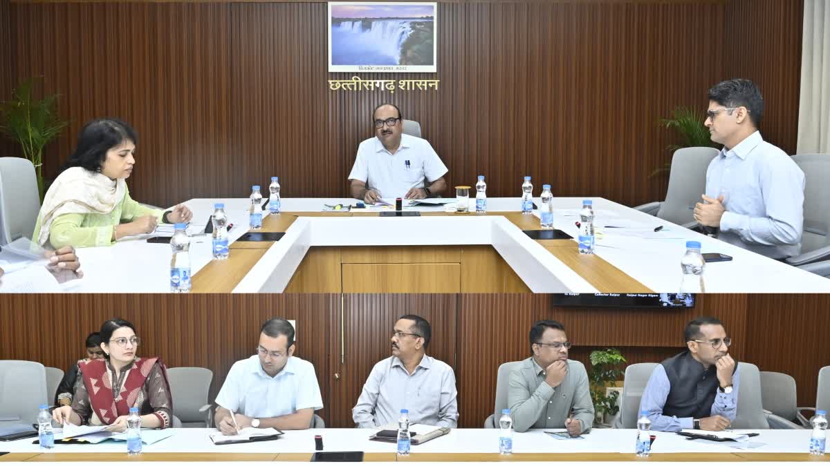 Preparations for the AIIMS Raipur convocation ceremony