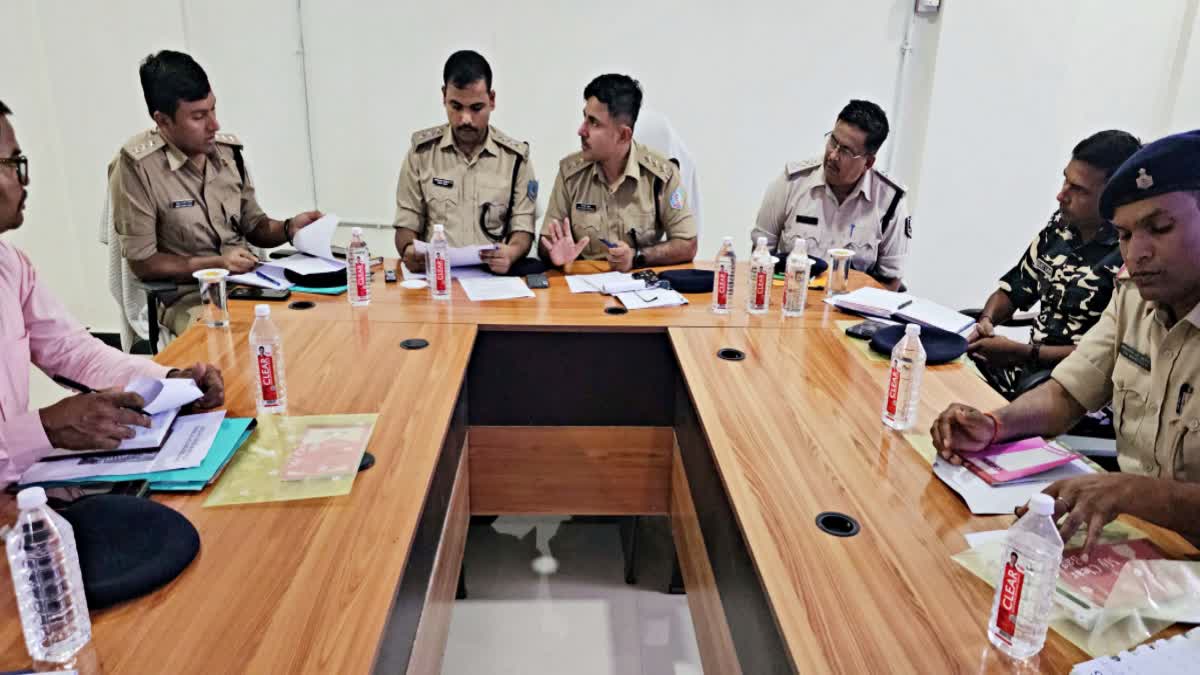 Police Meeting in Palamu