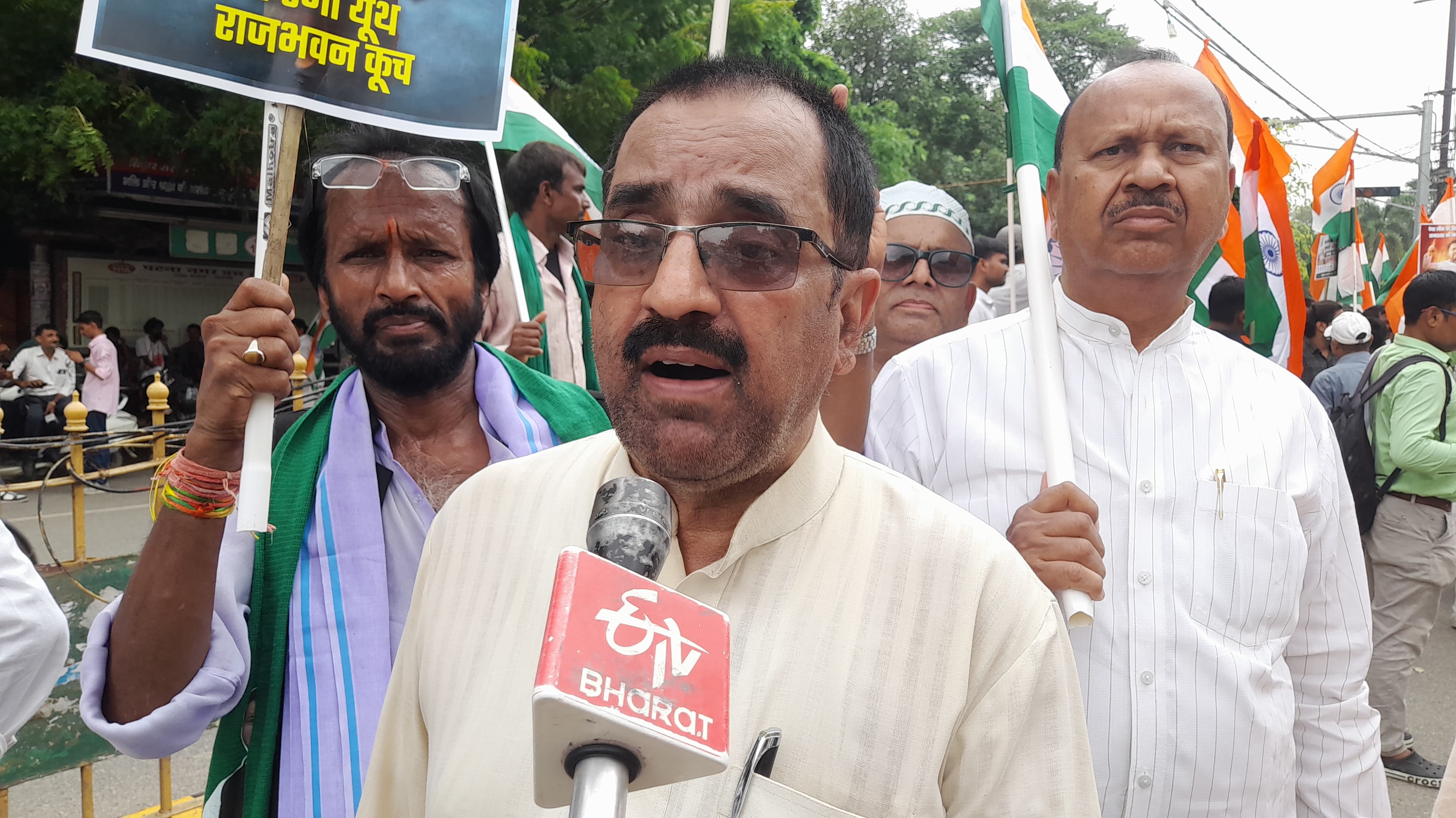 Rjd Lok Bhawan March