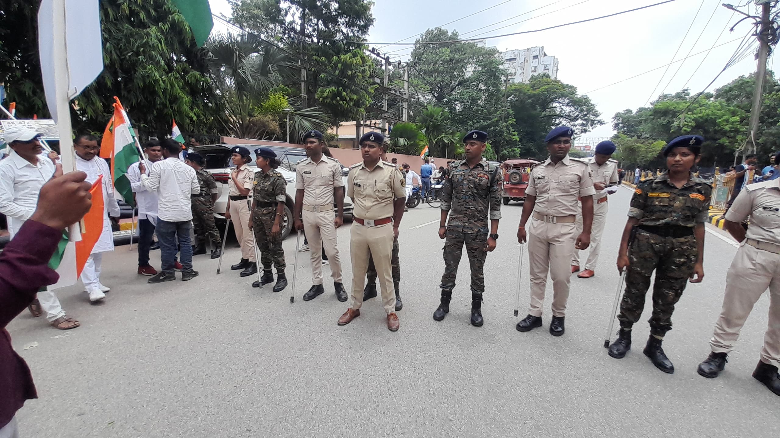 Rjd Lok Bhawan March