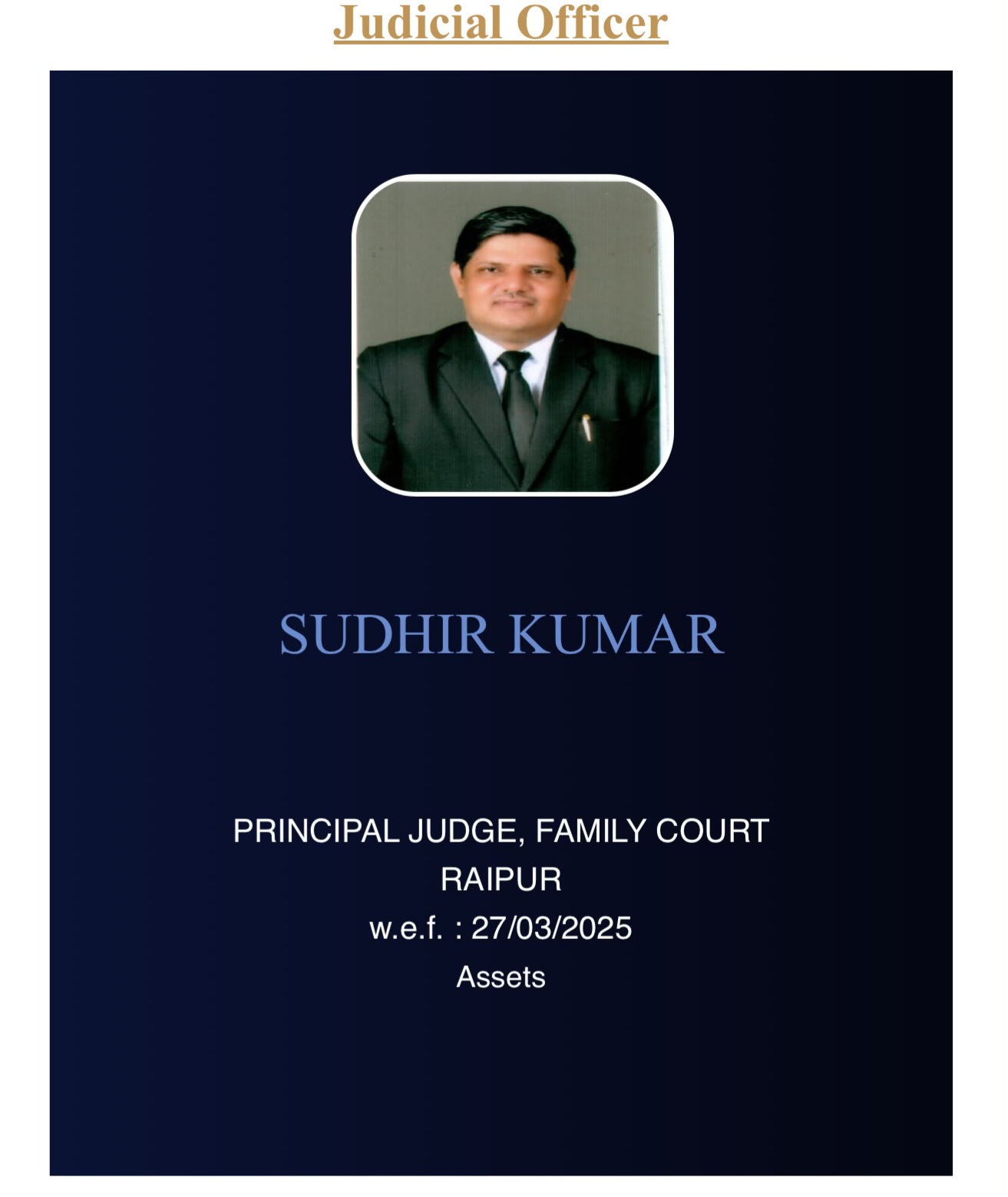 Chhattisgarh High Court new judge