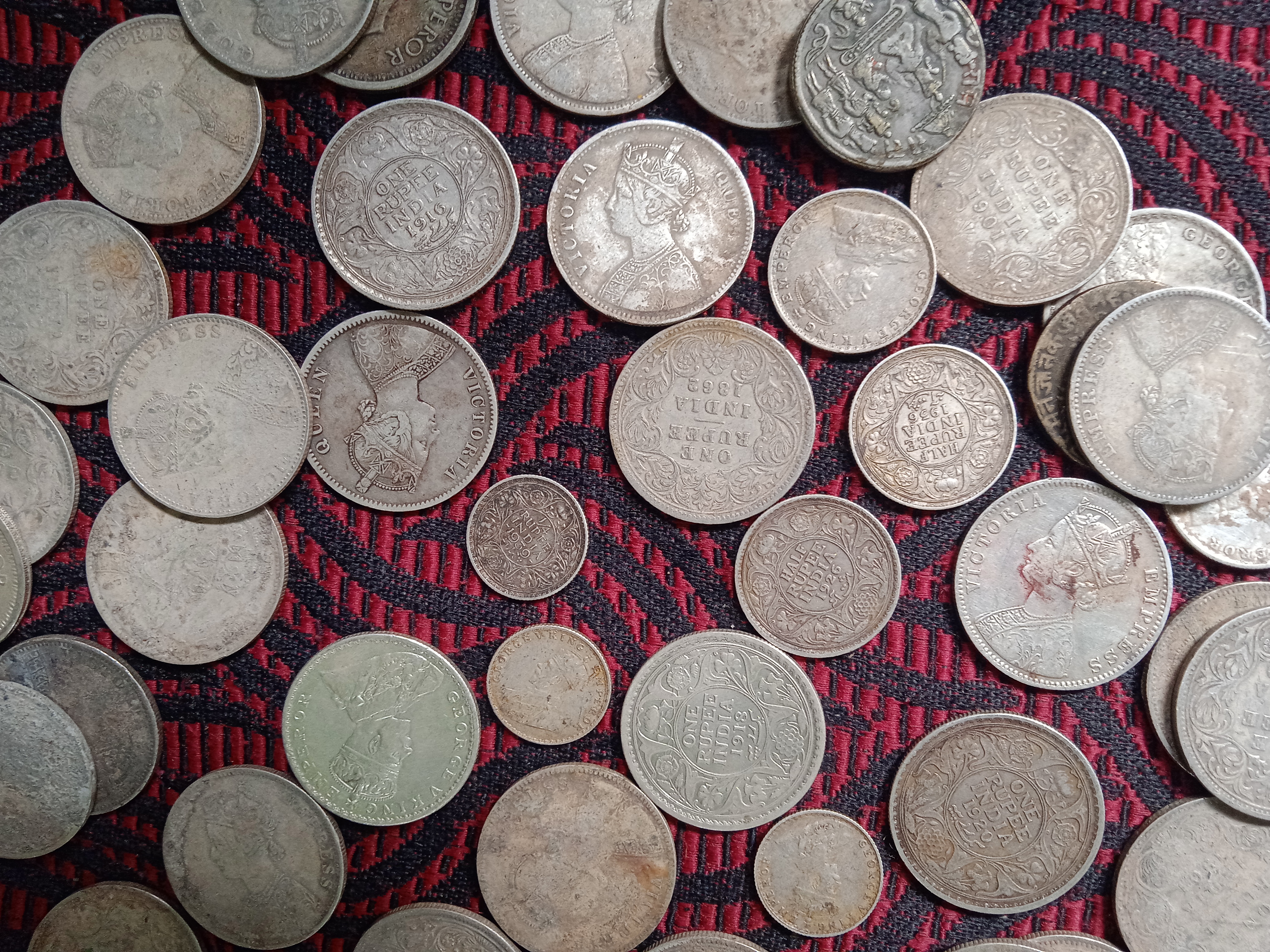 コレクション Great Historic Silver Coins of the world King George V, Queen Victoria On Sale: British-Era 'Kaldar Coins