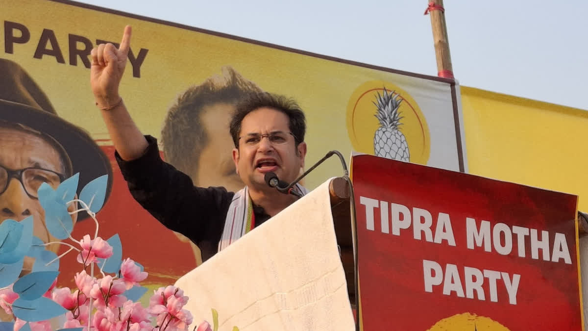 Tipra Motha Youth Wing Stages Protest Near Bangladesh Assistant High Commission Representational Image