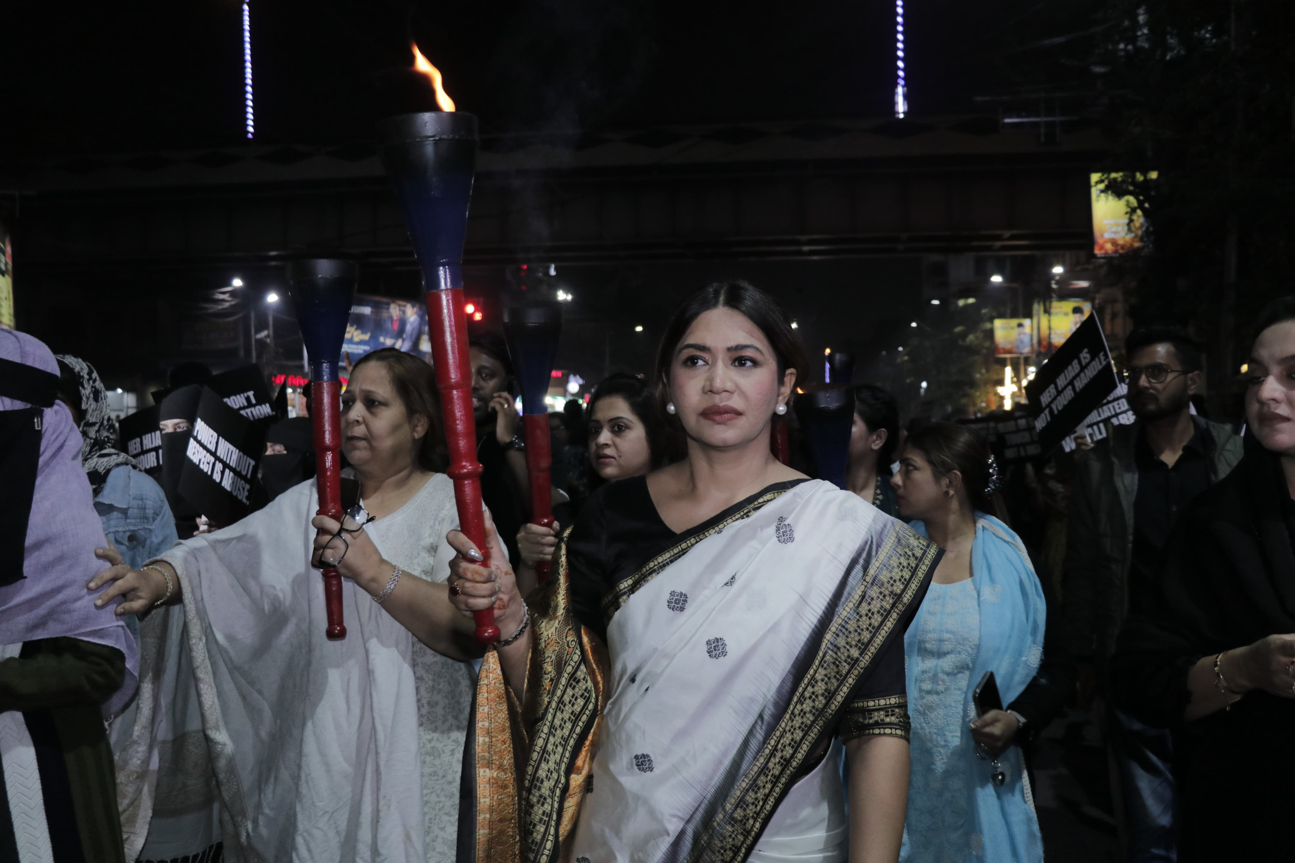Nitish Hijab Row: Women In Kolkata Hold Massive Torch Rally, Question Centre's Silence
