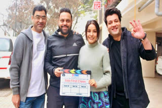 Shehnaaz Gill kickstarts shoot for Sab First Class with Varun Sharma Shehnaaz Gill announces her new film Sab First Class with Varun Sharma; shoot begins